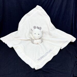 Carters Giraffe‎ Cow Mommy Loves Me Plush Lovey Toy White Gray Security Blanket